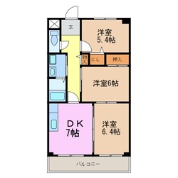 レイクアベニュー白鳥の物件間取画像